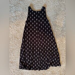 old navy orange blossom dress Sleeveless orange flower dress